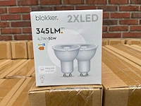 Led spot 2-pack - 4,7w 2700k gu10 (1390x) - afbeelding 1 van  8