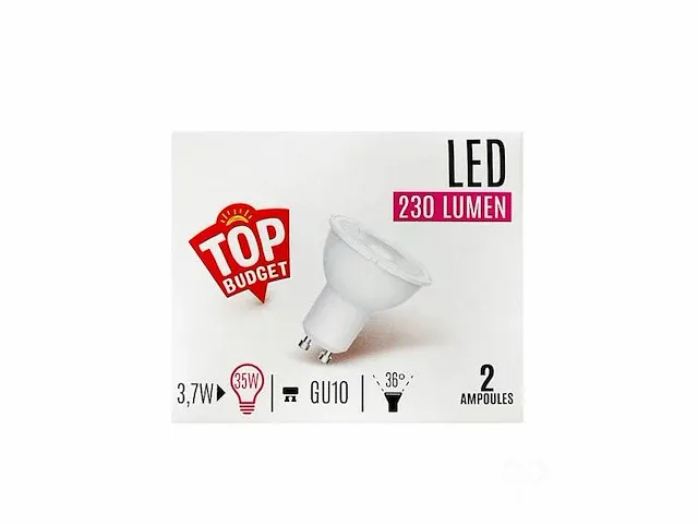 Led-spot gu10 2-pack - afbeelding 1 van  4