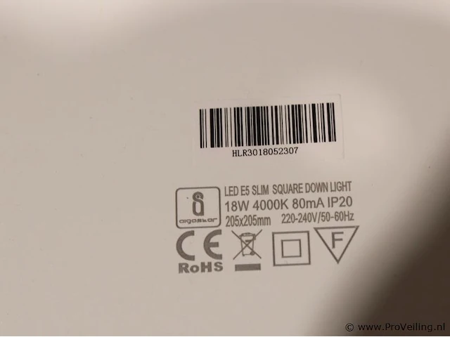 Led spot inbouw vierkant - afbeelding 2 van  4