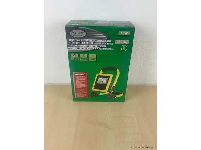 Led straler onklapbaar+oplaadbaar 10 watt - afbeelding 1 van  2