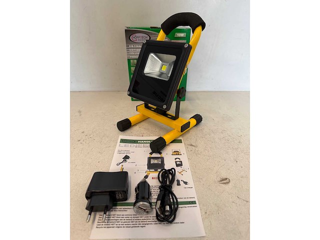 Led straler oplaadbaar met standaard - afbeelding 1 van  2