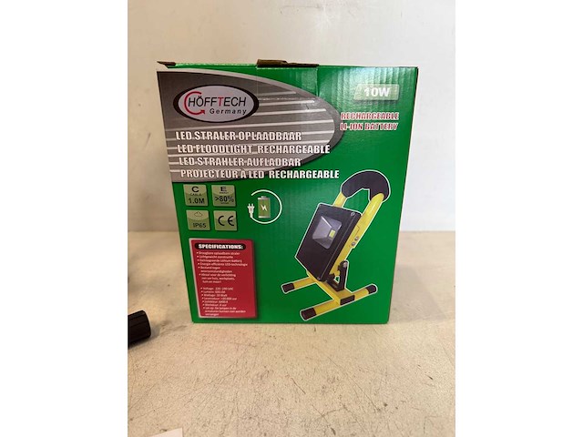 Led straler oplaadbaar met standaard - afbeelding 2 van  2