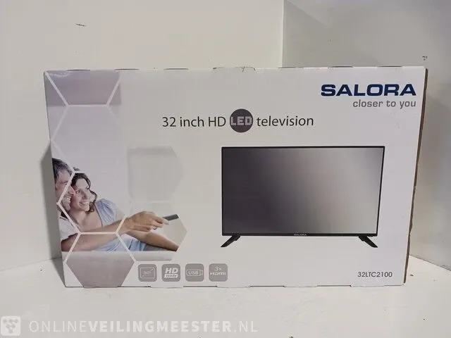 Led televisie salora, 32ltc2100 - afbeelding 1 van  7