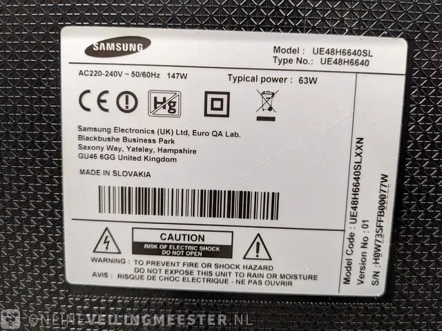 Led tv samsung, ue48h6640sl - afbeelding 4 van  6