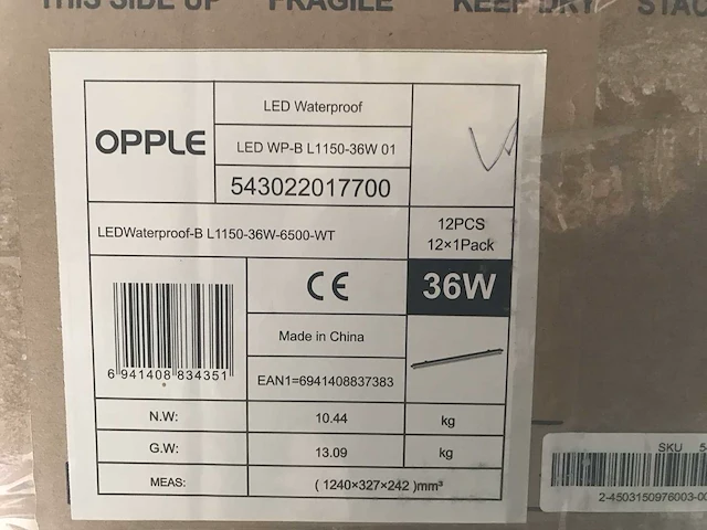 Led waterproof 36w (12x) - afbeelding 3 van  3