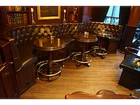 Lederen chesterfield horeca bank