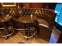 Lederen chesterfield horeca bank - afbeelding 3 van  8