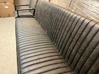 Lederen eetkamer bank + stoelen set - afbeelding 8 van  9
