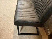 Lederen eetkamer bank + stoelen set - afbeelding 9 van  9