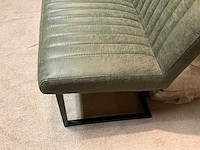 Lederen eetkamer bank + stoelen set - afbeelding 10 van  10