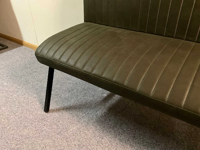 Lederen eettafel bank - afbeelding 6 van  6