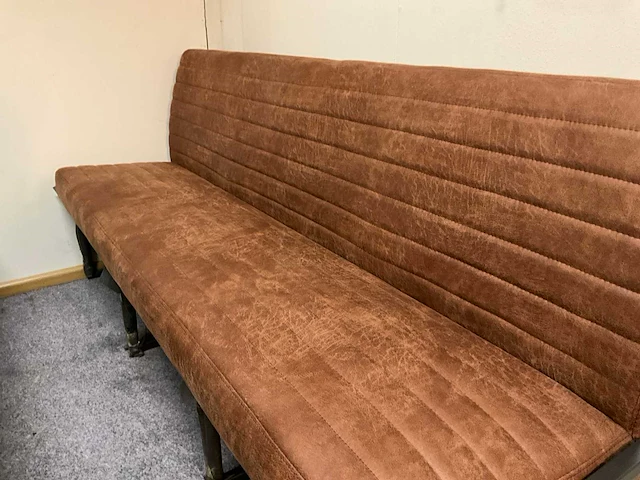 Lederen eettafel bank - afbeelding 2 van  5