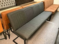 Lederen eettafel bank - afbeelding 2 van  5