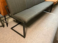 Lederen eettafel bank - afbeelding 3 van  5