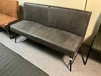 Lederen eettafel bank - afbeelding 1 van  5
