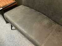 Lederen eettafel bank - afbeelding 3 van  5
