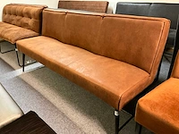 Lederen eettafel bank - afbeelding 1 van  5