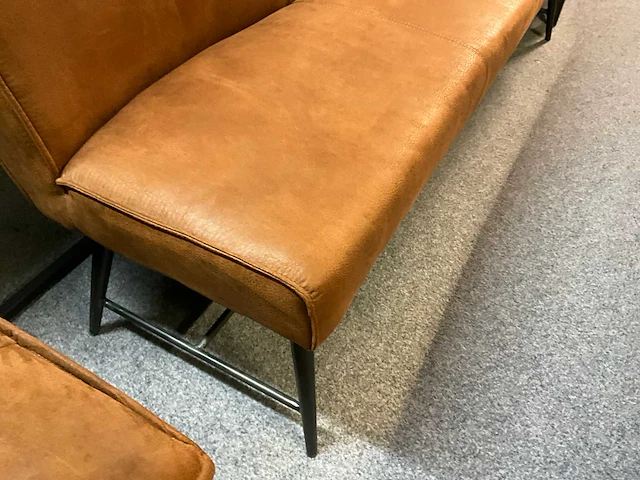 Lederen eettafel bank - afbeelding 3 van  5