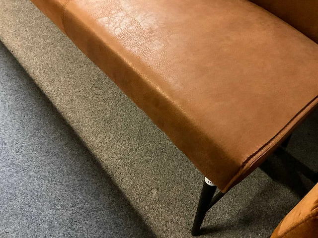 Lederen eettafel bank - afbeelding 4 van  5