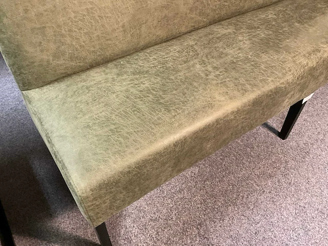 Lederen eettafel bank - afbeelding 3 van  5
