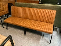 Lederen eettafel bank - afbeelding 1 van  4
