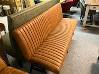Lederen eettafel bank - afbeelding 2 van  4