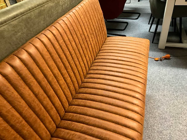 Lederen eettafel bank - afbeelding 4 van  4