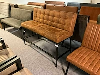 Lederen eettafel bank - afbeelding 1 van  3