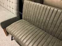 Lederen eettafel bank - afbeelding 3 van  4