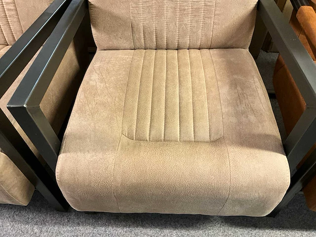 Lederen fauteuil (2x) - afbeelding 2 van  5