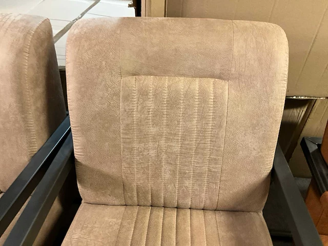 Lederen fauteuil (2x) - afbeelding 3 van  5