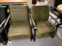 Lederen fauteuil (2x) - afbeelding 1 van  4