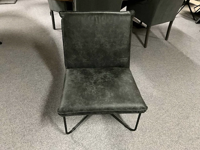 Lederen fauteuil (2x) - afbeelding 1 van  8