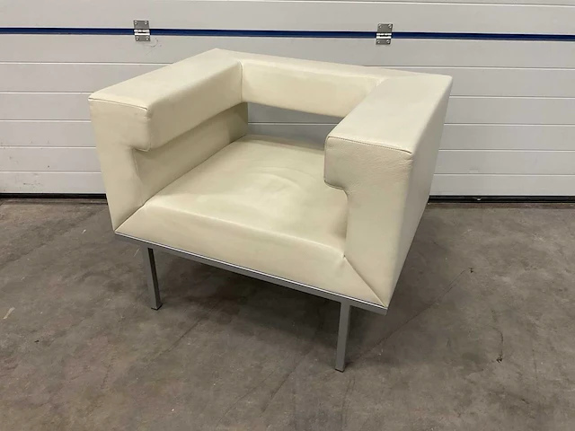 Lederen fauteuil (3x) - afbeelding 1 van  4