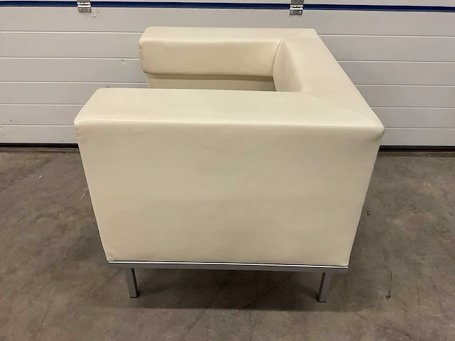 Lederen fauteuil (3x) - afbeelding 2 van  4