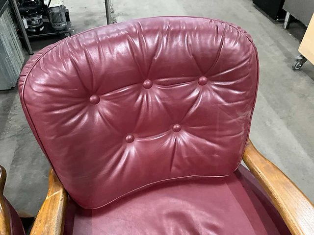 Lederen fauteuils (2x) - afbeelding 5 van  7