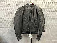 Lederen motorjas (2x) - afbeelding 1 van  6