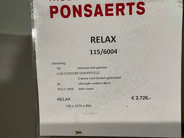 Lederen relaxfauteuil - afbeelding 2 van  10