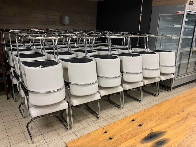 Lederen restaurantstoel (30x) - afbeelding 8 van  9