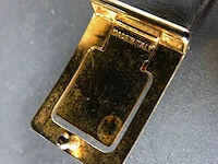 Lederen riem met belt buckle - afbeelding 3 van  3