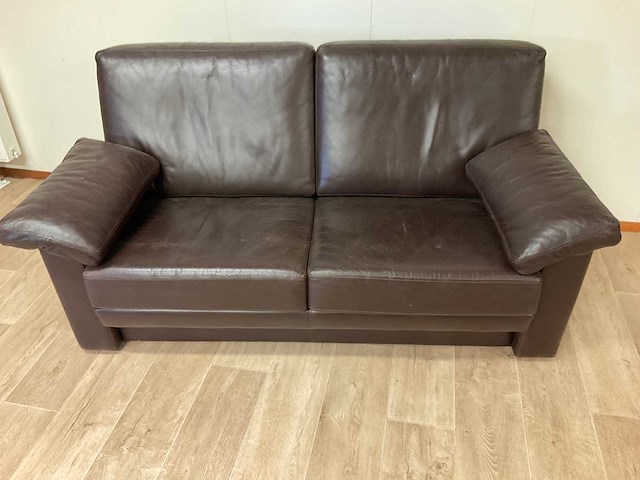 Lederen tweezit - afbeelding 1 van  3