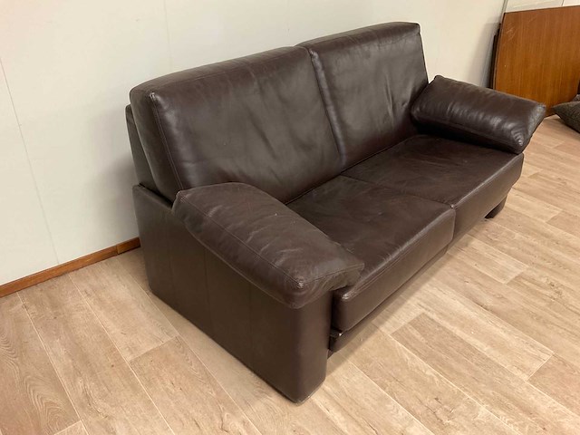 Lederen tweezit - afbeelding 2 van  3