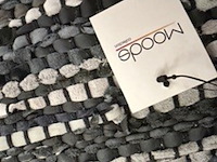 Lederen zitkussen moods, zwart/grijs - afbeelding 4 van  6