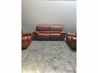 Lederlux bankstel - afbeelding 3 van  8