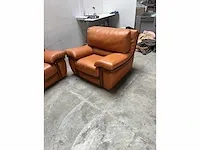 Lederlux bankstel - afbeelding 4 van  8