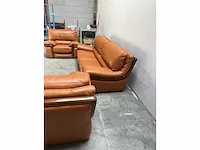 Lederlux bankstel - afbeelding 7 van  8