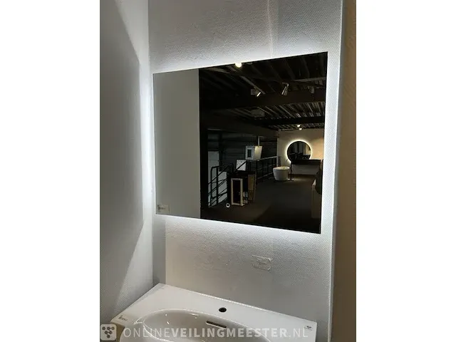 Ledspiegel, zilver - afbeelding 1 van  3