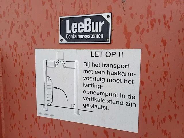 Leebur - leebur afzetcontainer - afbeelding 17 van  18