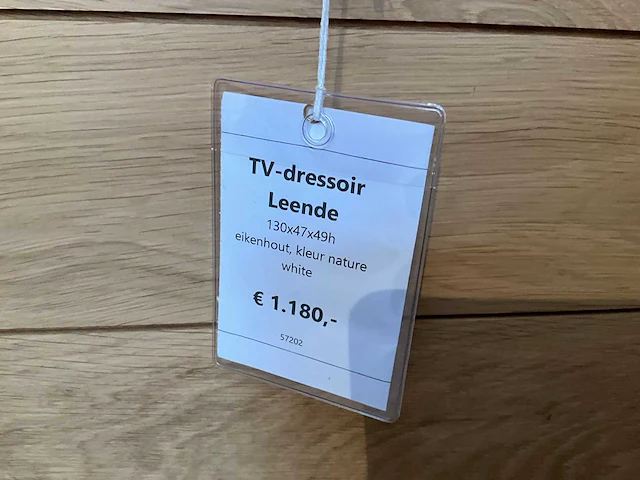 Leende eiken tv meubel - afbeelding 6 van  6