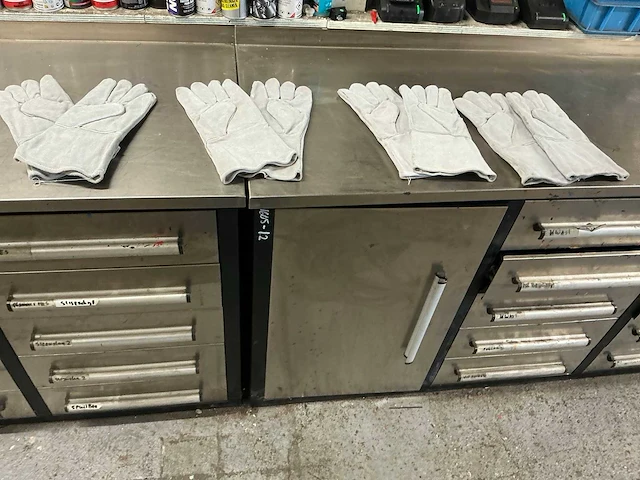 Leer lashandschoen lashandschoen (4x) - afbeelding 1 van  4